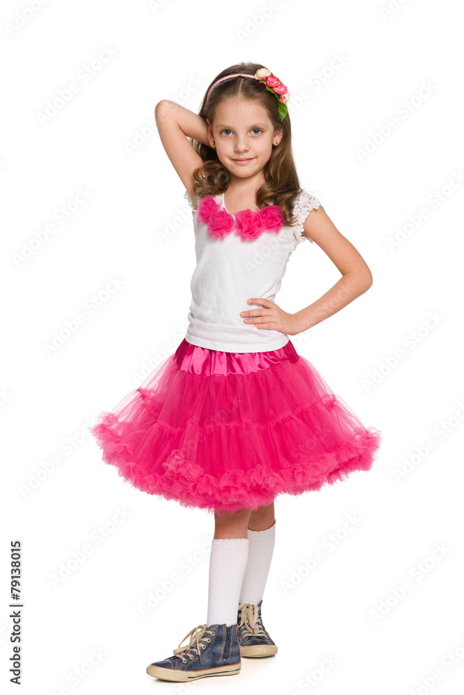 Cute fashion little girl