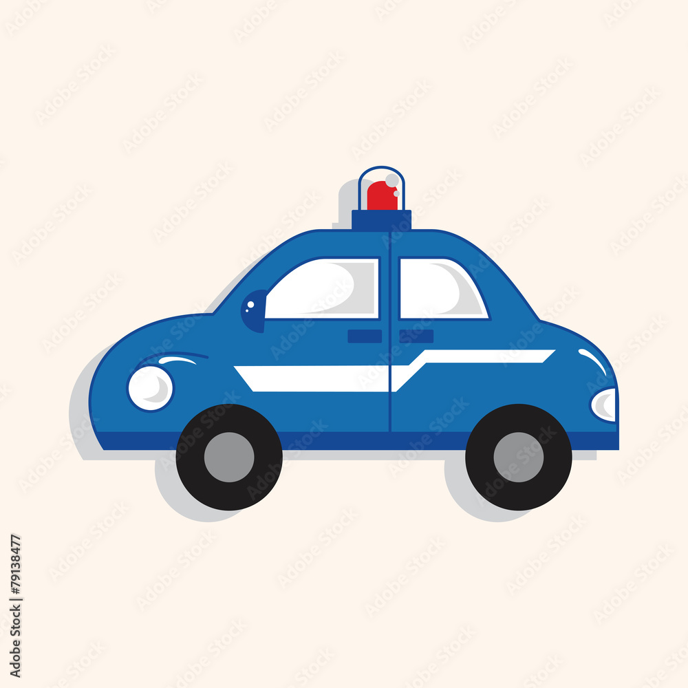 transportation police car theme elements vector,eps transportation police car theme elements vector,eps