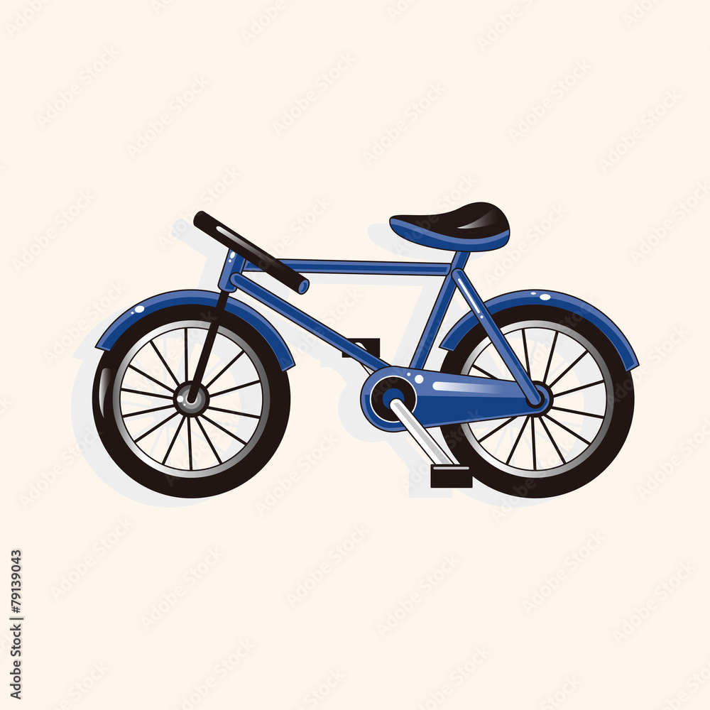 Fototapeta premium transportation bike theme elements vector,eps