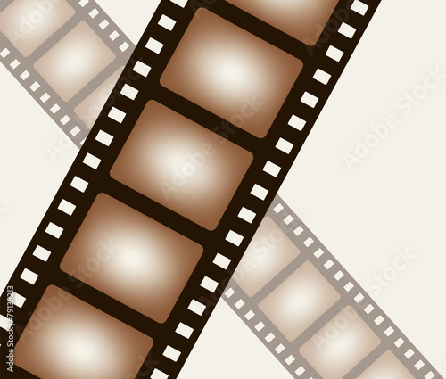 Background from negative film strip