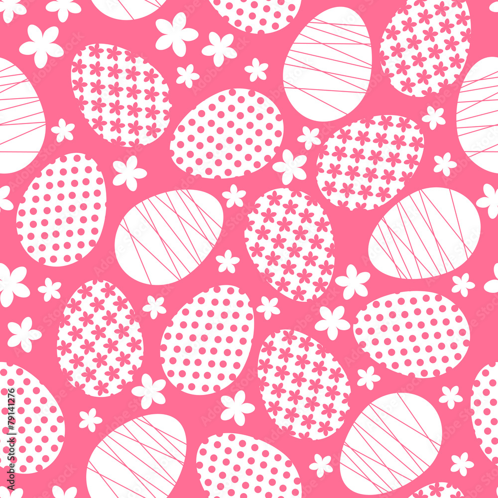 Seamless pattern with Easter eggs Seamless pattern with Easter eggs