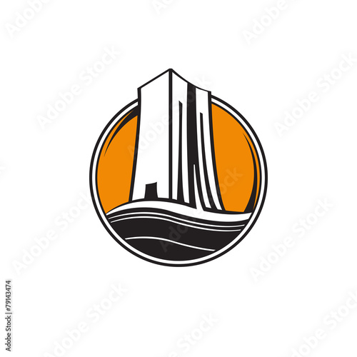 Building construction logo