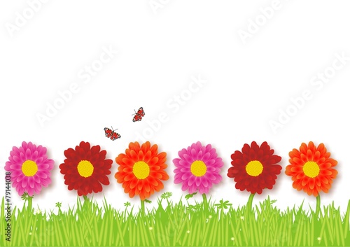 Hintergrund mit Blumen