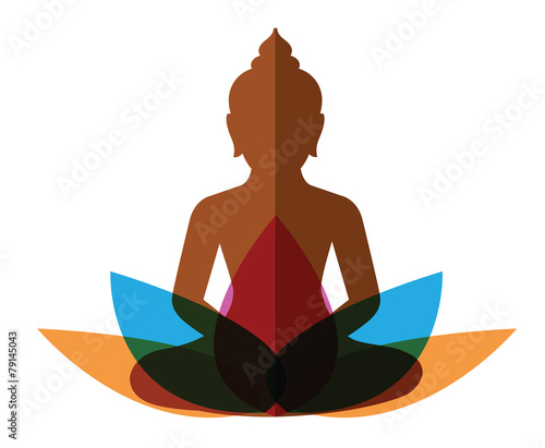 meditation budha with lotus