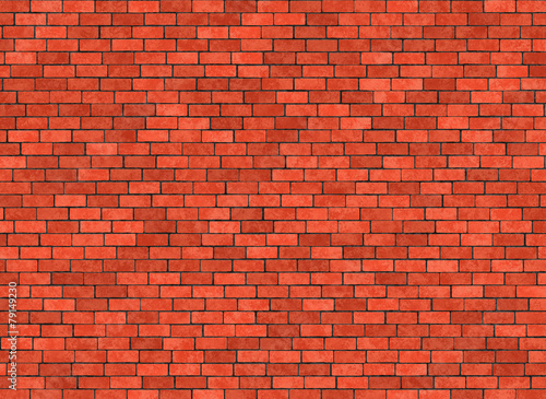 hi-res red small brick wall pattern