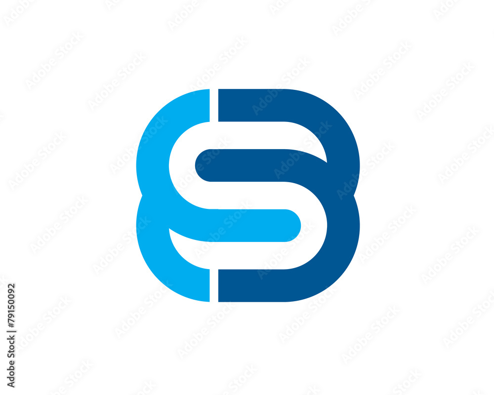 S 8 monogram initial S 8 monogram initial
