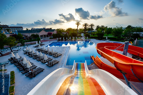 Fototapeta Naklejka Na Ścianę i Meble -  Morning at the vacation place