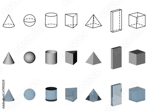 Illustratie van geometrische figuren