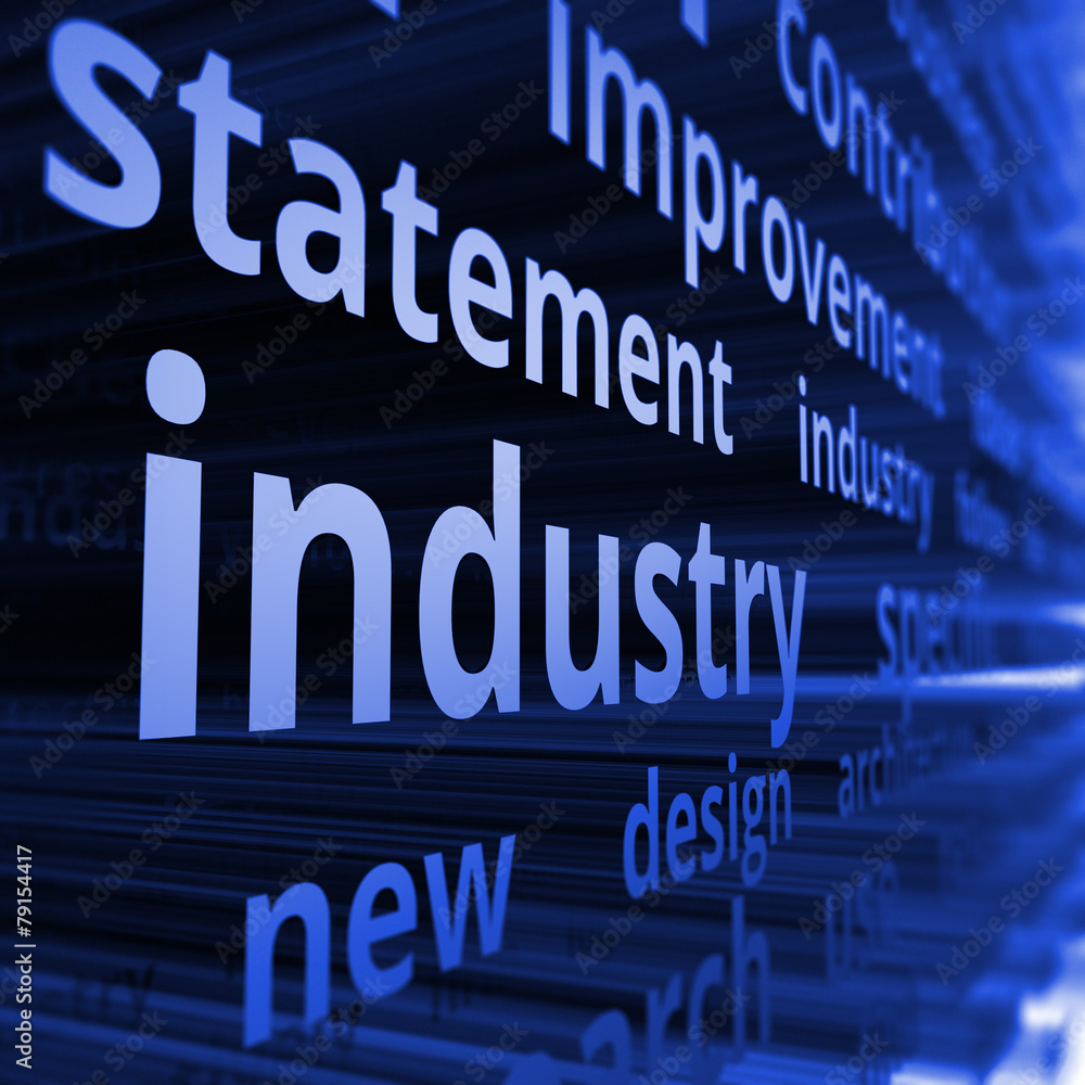 Obraz premium Industry concept