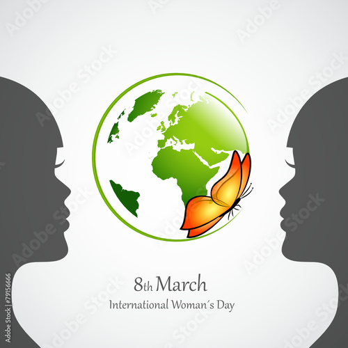 international womans day erdkugel