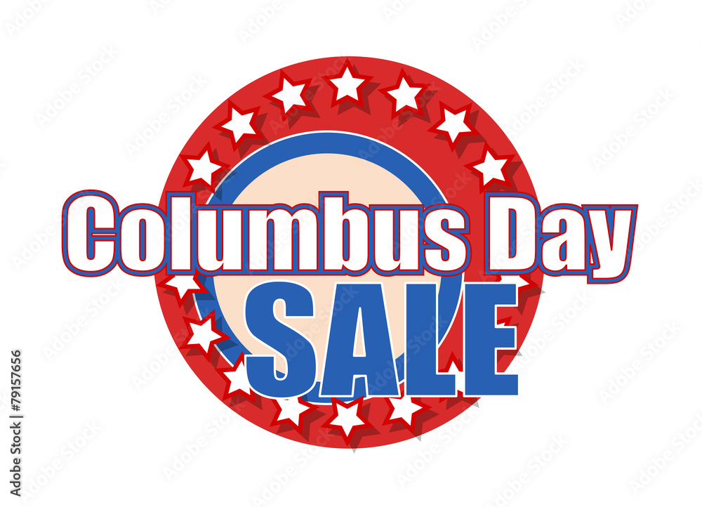 Columbus Day Sale Graphic Banner Columbus Day Sale Graphic Banner