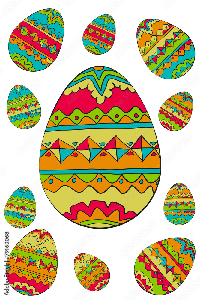 Easter egg pattern Easter egg pattern