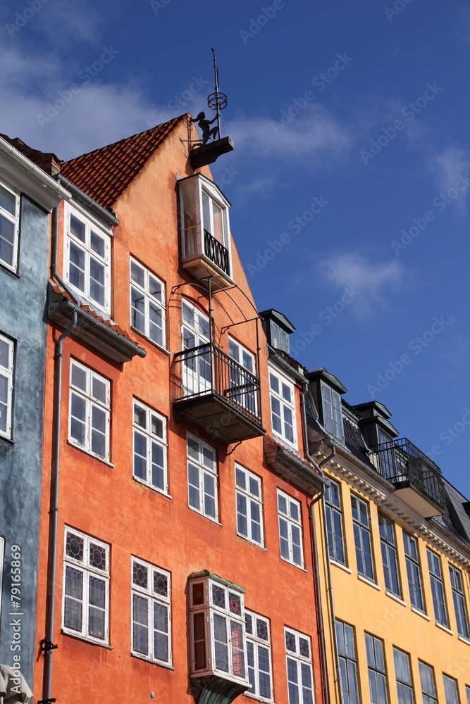 Fototapeta premium Copenhagen architecture - Nyhavn street