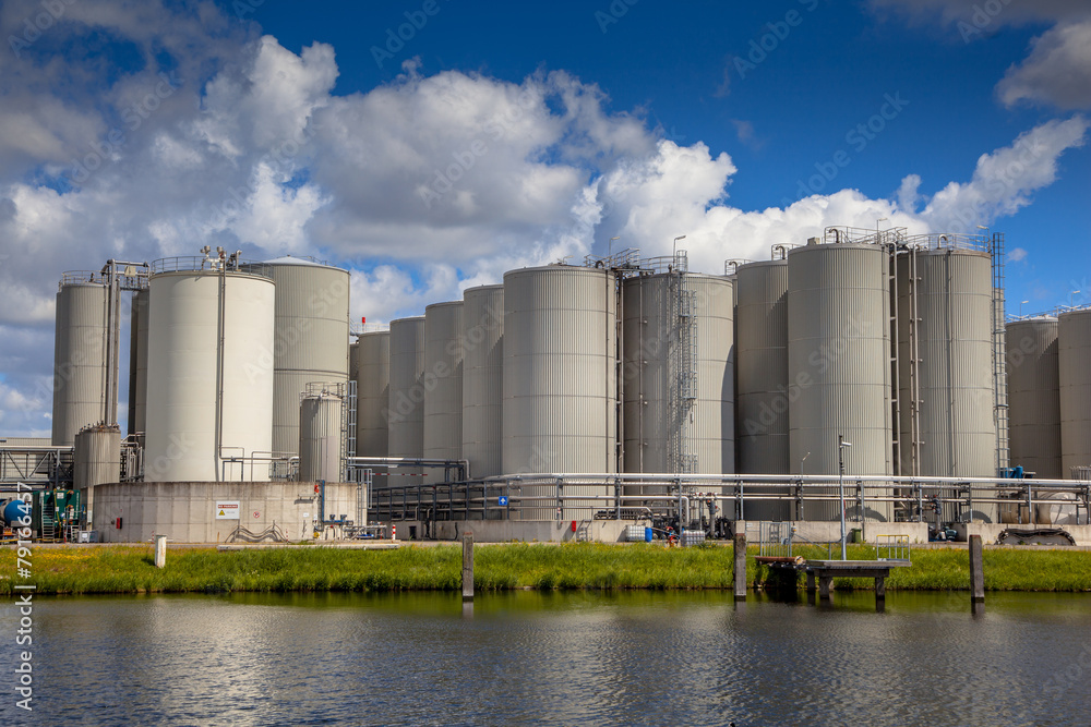 Storage tank background Storage tank background