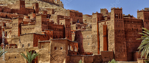 Ait Ben Addou, a ksar in the desert photo