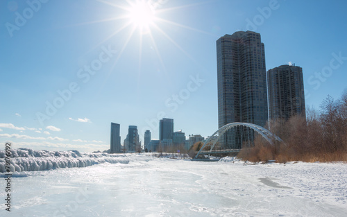 Photography Toronto West Winter Humber Bridge