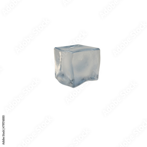 Ice Cube isolated on white background