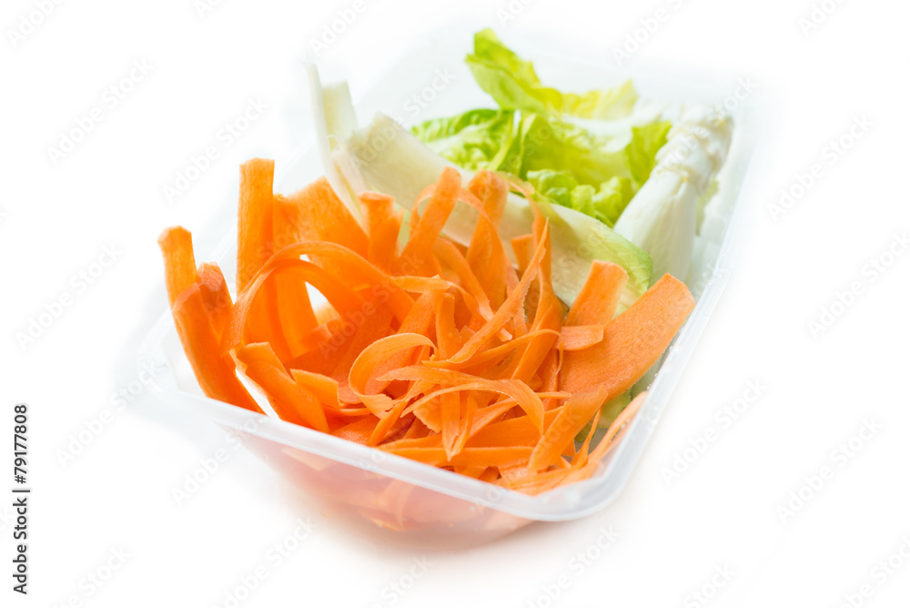 Insalata di carote a lattuga Insalata di carote a lattuga