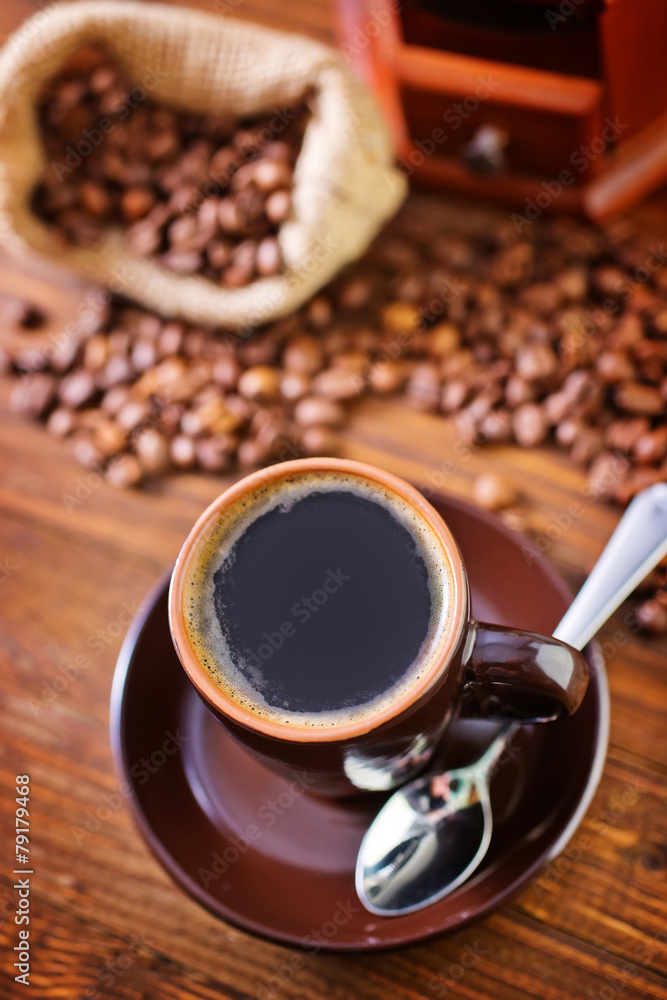 Fototapeta premium coffee in cup