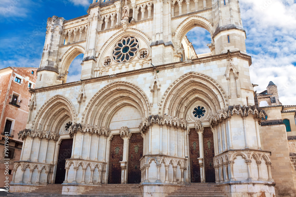 Cathedral in city of Cuenca, province Cuenca, Castilla-La Mancha