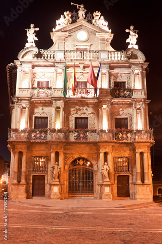 Town Hall of Pamplona, Navarra, Spain