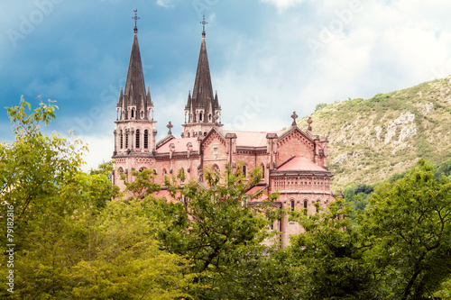 Basilica of Santa Maria, Covadonga, Asturias, Spain