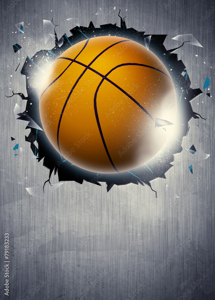 Basketball background - obrazy, fototapety, plakaty 