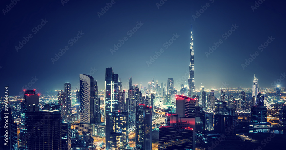 Beautiful Dubai cityscape