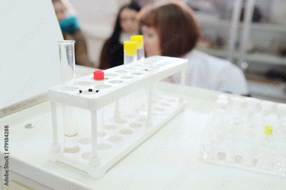 The image of test tubes The image of test tubes