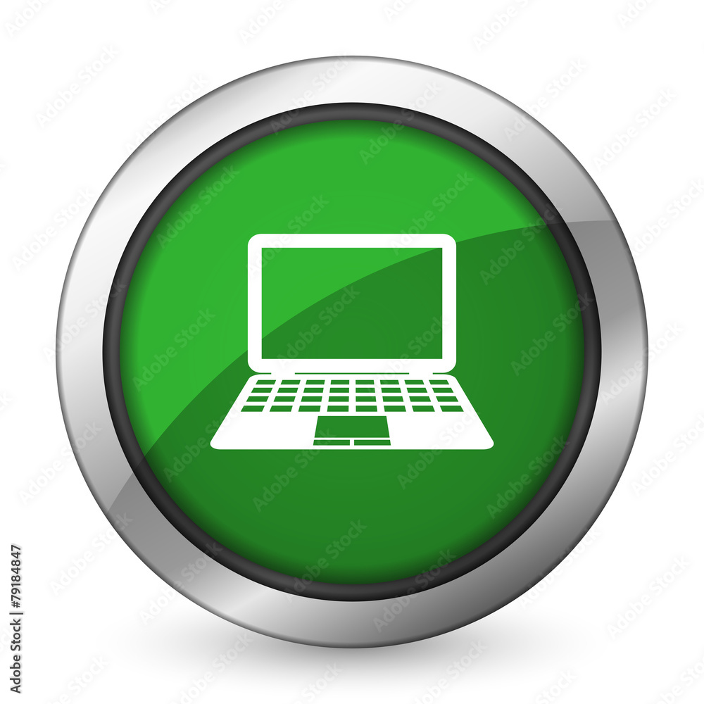 computer green icon pc sign computer green icon pc sign