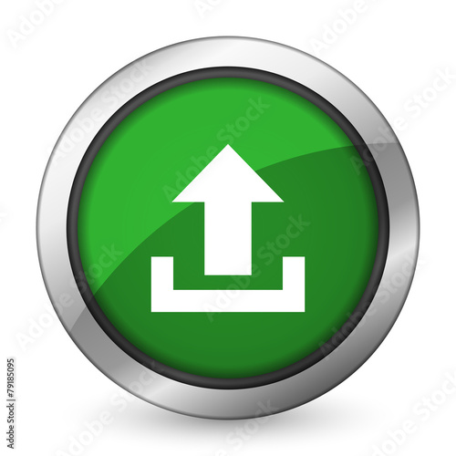 upload green icon