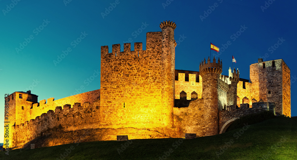 Templarium castle, Ponferrada, Santiago Road, Spain