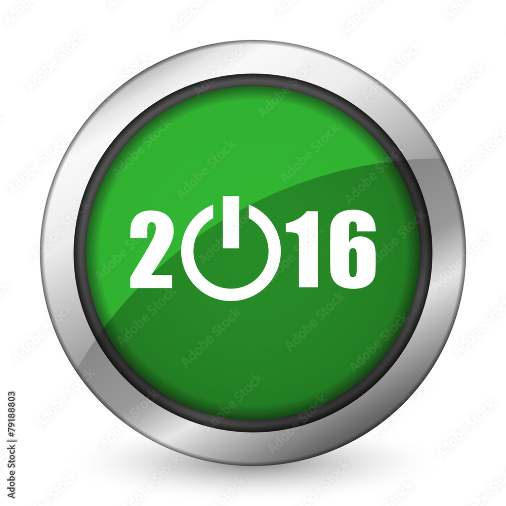 new year 2016 green icon new years symbol new year 2016 green icon new years symbol