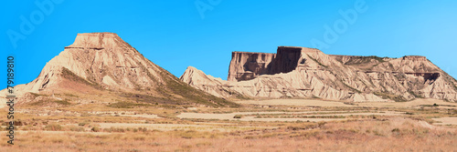 Mountain Castildetierra in Bardenas Reales Nature Park, Navarra,