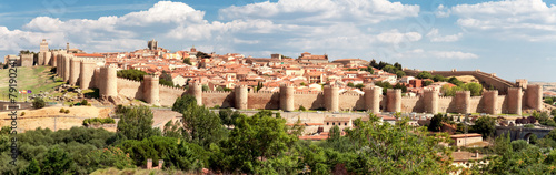 view of historic city of Avila, Castilla y Leon, Spain © Mik Man
