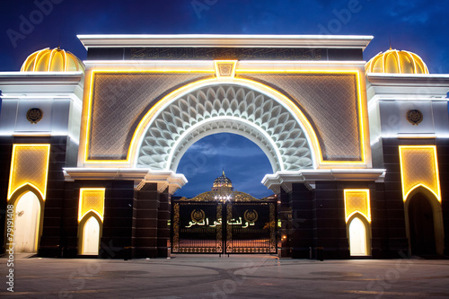 Gate of Royal Palace Istana Negara (Istana Negara), Kuala Lumpur photo