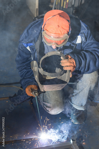 welding of metal products  photo