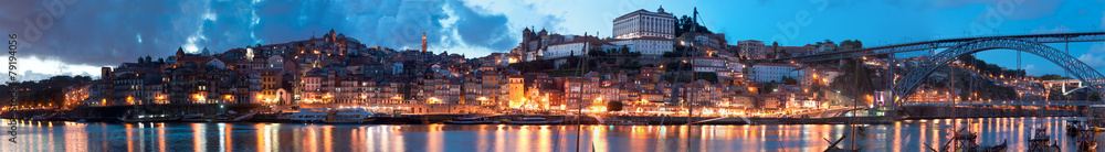 view of old town of Porto, Portugal