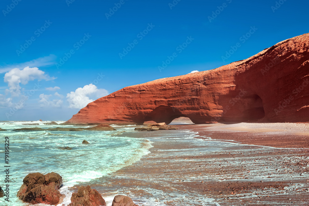 Obraz premium Legzira beach, Sidi Ifni, Souss-Massa-Draa, Morocco