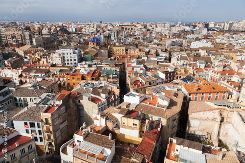 Luftansicht von Valencia, Spanien