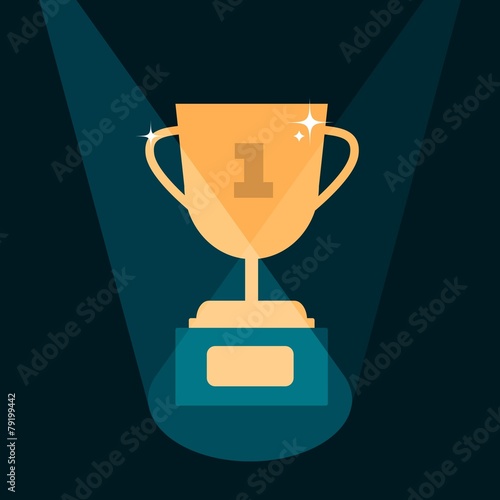 vector modern trophy illustration
