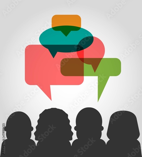 vector customer testimonials concept illustration