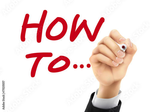 how to written by 3d hand