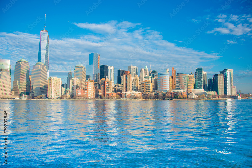 Fototapeta premium Panorama of downtown Manhattan