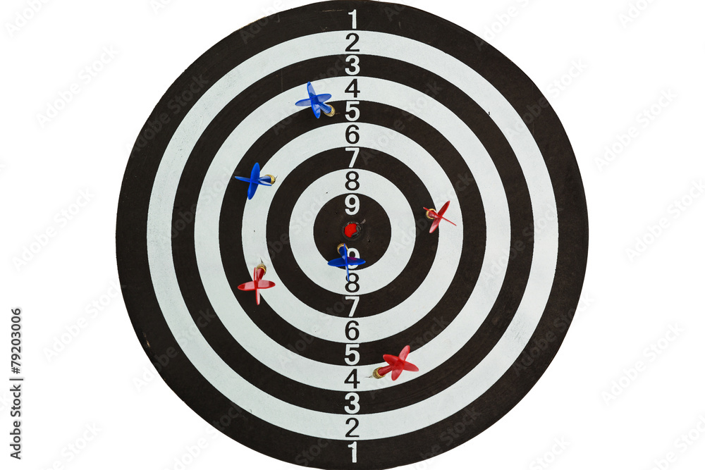 target darts white backgound target darts white backgound
