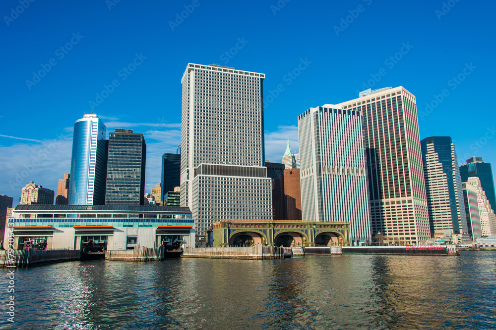 Panorama of downtown Manhattan Panorama of downtown Manhattan