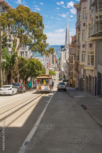Canvas Print Street of San Francisco