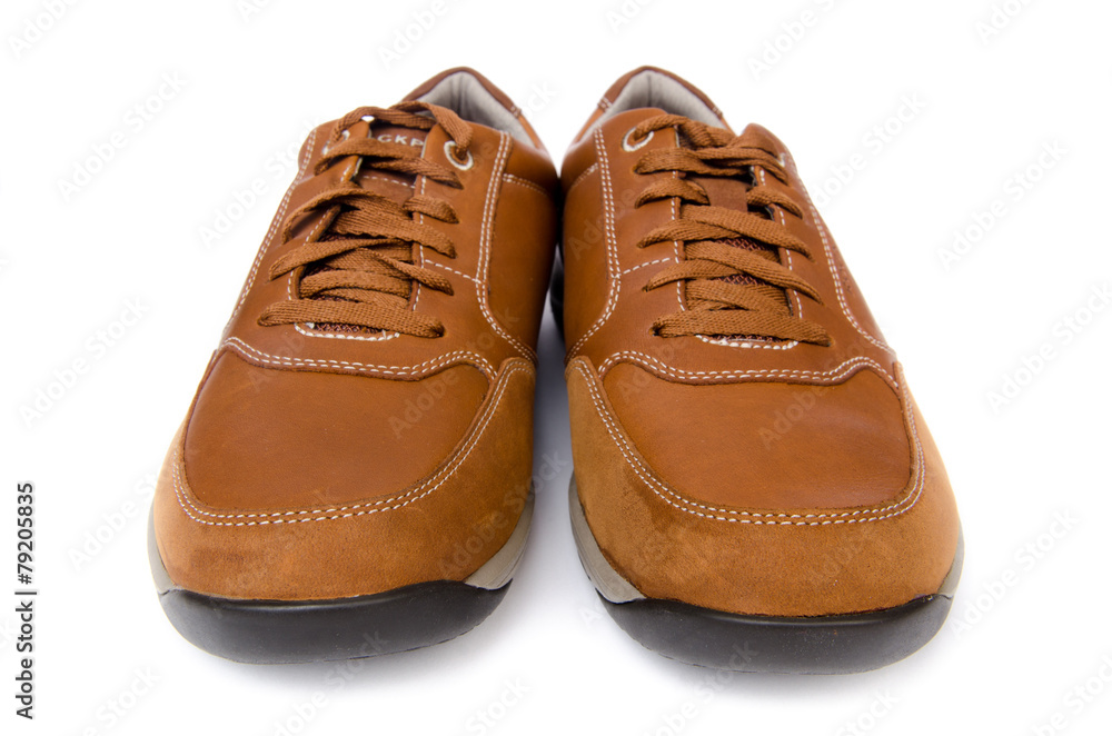 Male shoes isolated on white background Male shoes isolated on white background