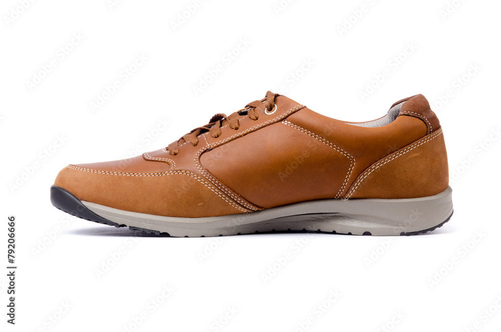 Male shoes isolated on white background Male shoes isolated on white background