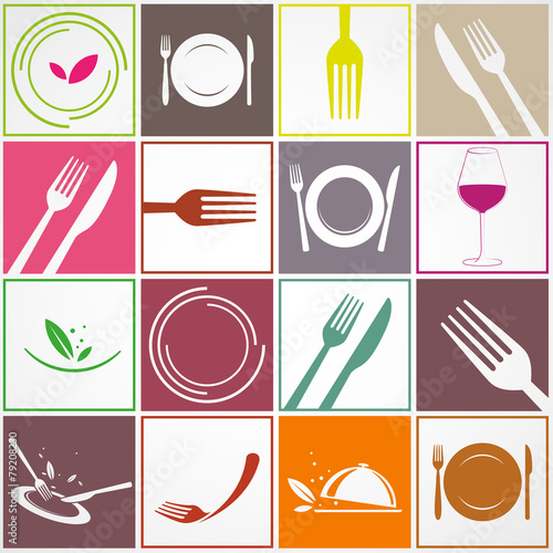 fond abstrait,restaurant
